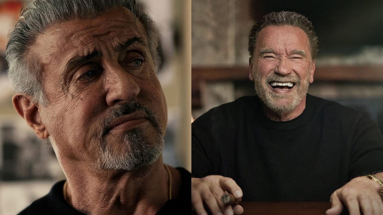 Arnold Schwarzenegger przyznał, że przed laty sabotował karierę Sylvestra Stallone’a. „Sądziłem, że dorównam mu tylko wtedy, gdy on się potknie”, źródło grafiki: Sly, Thom Zimny, Netflix, 2023 / Arnold, Lesley Chilcott, Netflix, 2023.