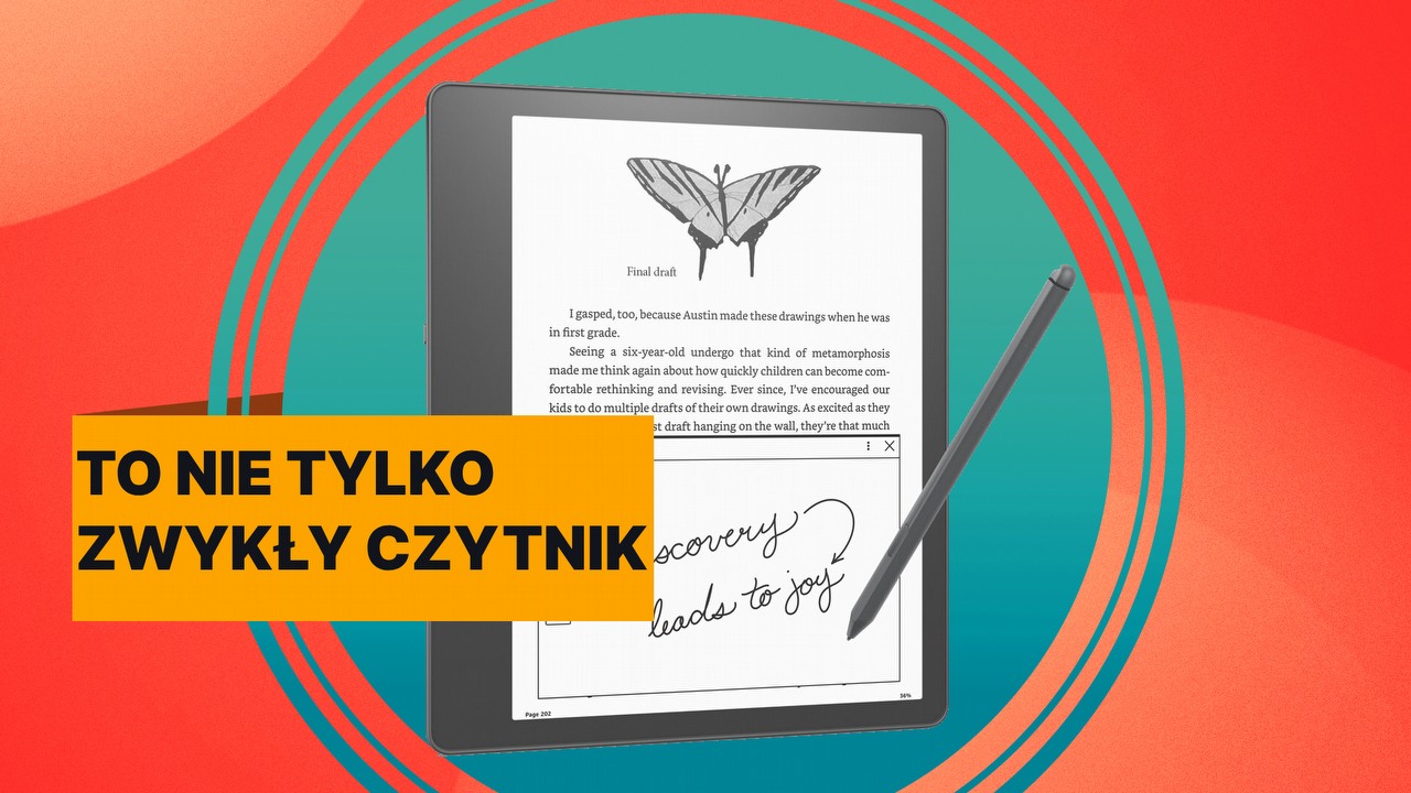 Ten sprzęt oczaruje Was genialną ceną i niesamowitymi funkcjami. Czytnik Kindle Scribe to prawdziwy wielozadaniowy kombajn, źródło grafiki: Kindle.