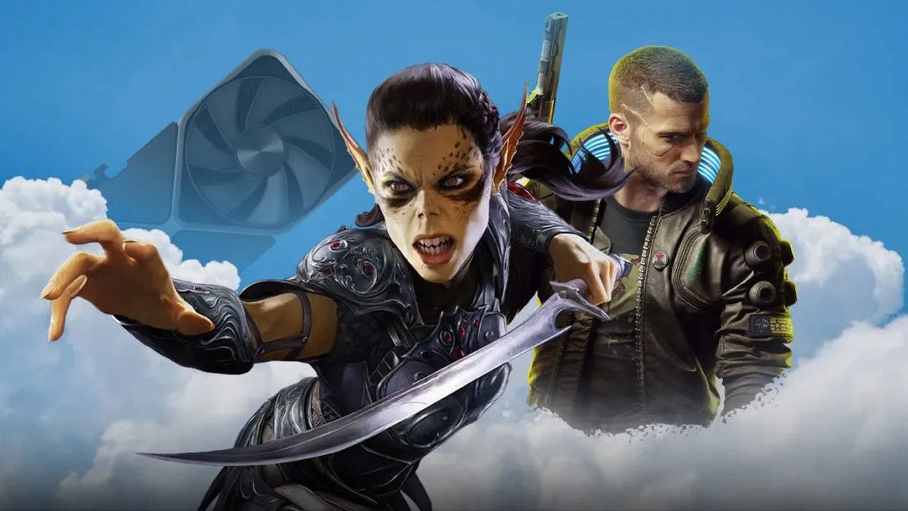 TOP 5 wymagających sprzętowo gier, w które zagramy w chmurze, źródło grafiki: CD Projekt RED | Larian Studios.