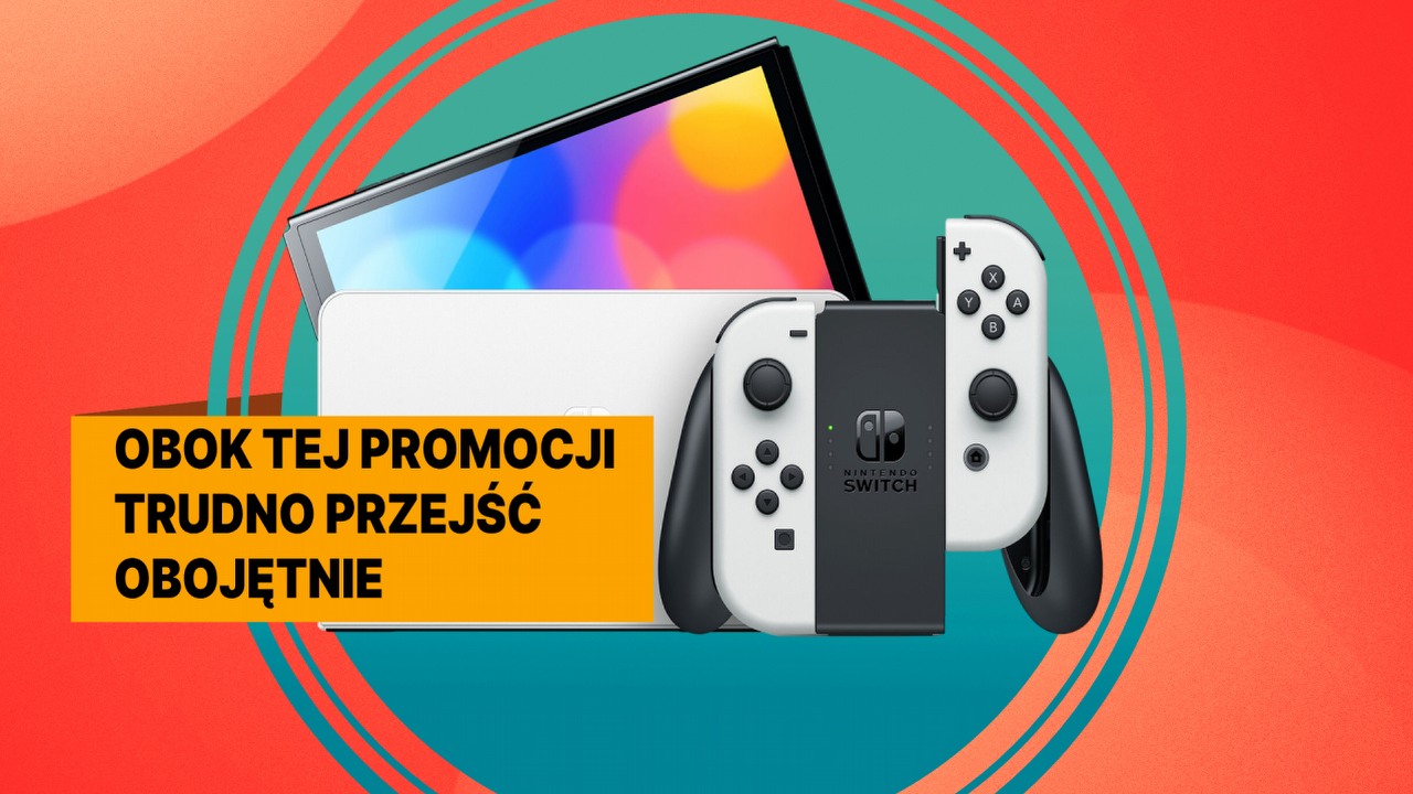 Nawet najstarsi górale nie pamiętają, żeby Nintendo Switch OLED był w takiej promocji. W tej cenie najlepsza mobilna konsola na rynku jest wręcz na wyciągnięcie ręki, źródło grafiki: Nintendo; materiały promocyjne.