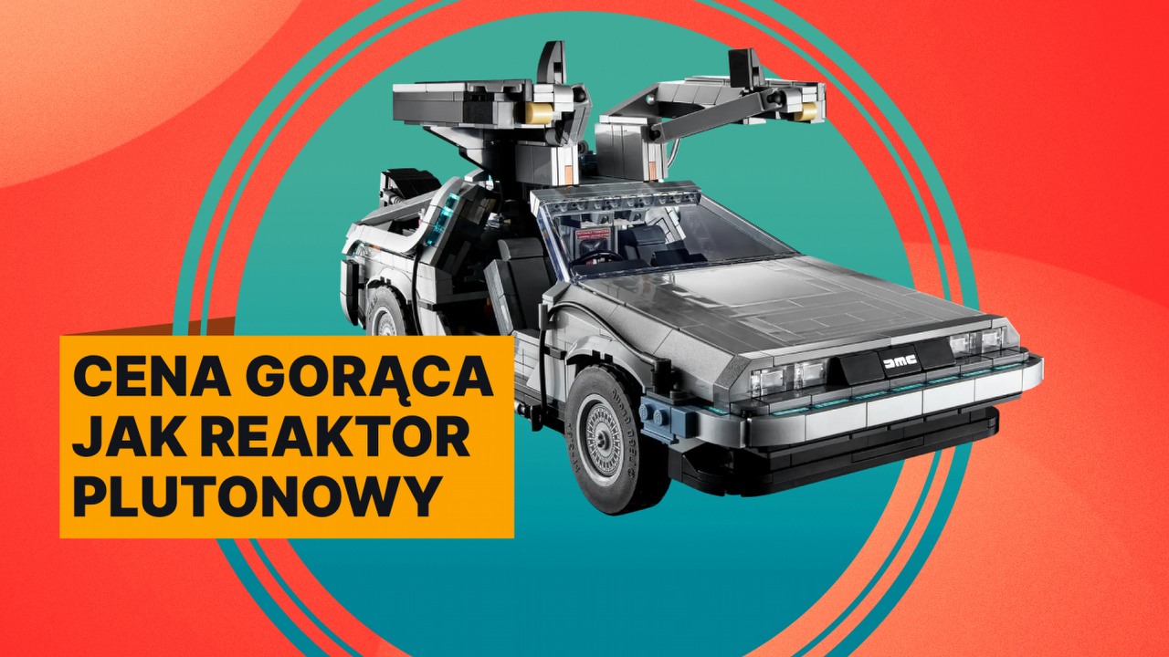 Z tej promocji aż żal nie skorzystać. LEGO Wehikuł czasu zabierze Was do epoki, w której mięso było na kartki, a w telewizji królował Teleranek, źródło grafiki: LEGO, materiały promocyjne.