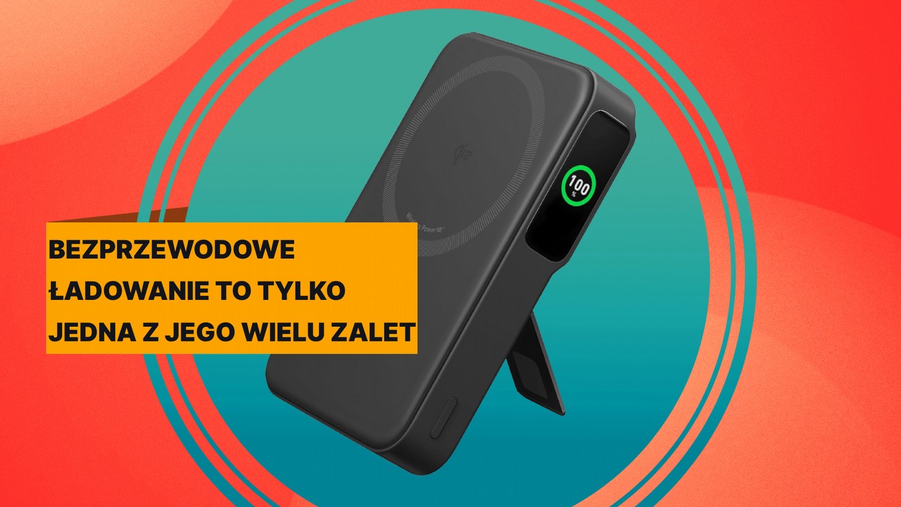 Magnetyczny powerbank Anker może być hitem wakacji 2024. To maleństwo naładuje nie tylko iPhone’a, źródło grafiki: Anker.