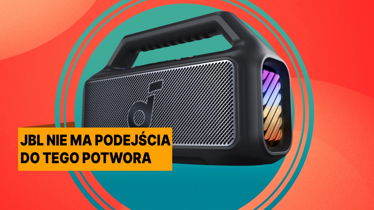 Ten głośnik bezprzewodowy bije JBL ceną i mocą. Dzięki tej promocji będzie absolutnym hitem tegorocznej majówki, źródło grafiki: Anker; materiały promocyjne.