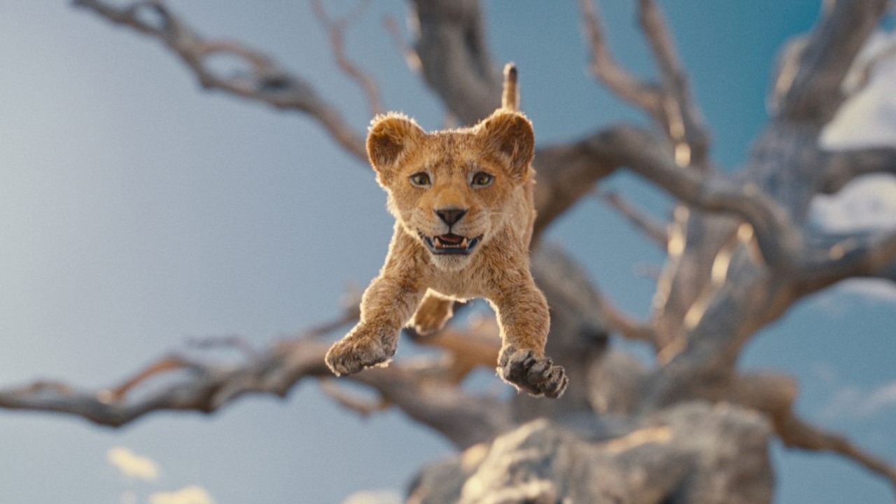 Mufasa na pierwszym zwiastunie. W prequelu Króla lwa poznamy historię przyszłego władcy, źródło grafiki: Mufasa: Król lew, Barry Jenkins, Walt Disney Studios Motion Pictures, 2024.