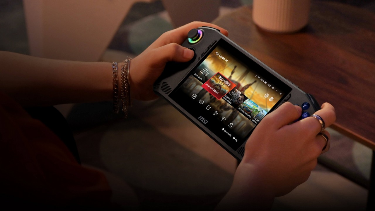 MSI Claw wydajniejsze nawet o 150%, nowa aktualizacja oprogramowania i sterownika GPU mają czynić cuda, źródło grafiki: MSI.