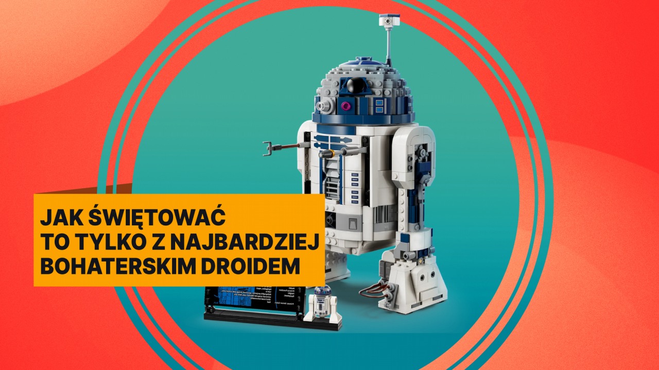 25. rocznicę premiery Mrocznego Widma uczczę zestawem LEGO Star Wars R2-D2. Model kultowego droida jest teraz tańszy niż mleko Banthy, źródło grafiki: Materiały promocyjne, LEGO.pl.
