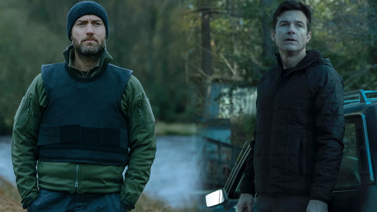 Kiedy premiera Black Rabbit na Netflixie? Jason Bateman i Jude Law pracują nad nowym serialem limitowanym, źródło grafiki: The Rhythm Section, Reed Morano, Paramount Pictures, 2020 / Ozark, Bill Dubuque i Mark Williams, Netflix, 2017.