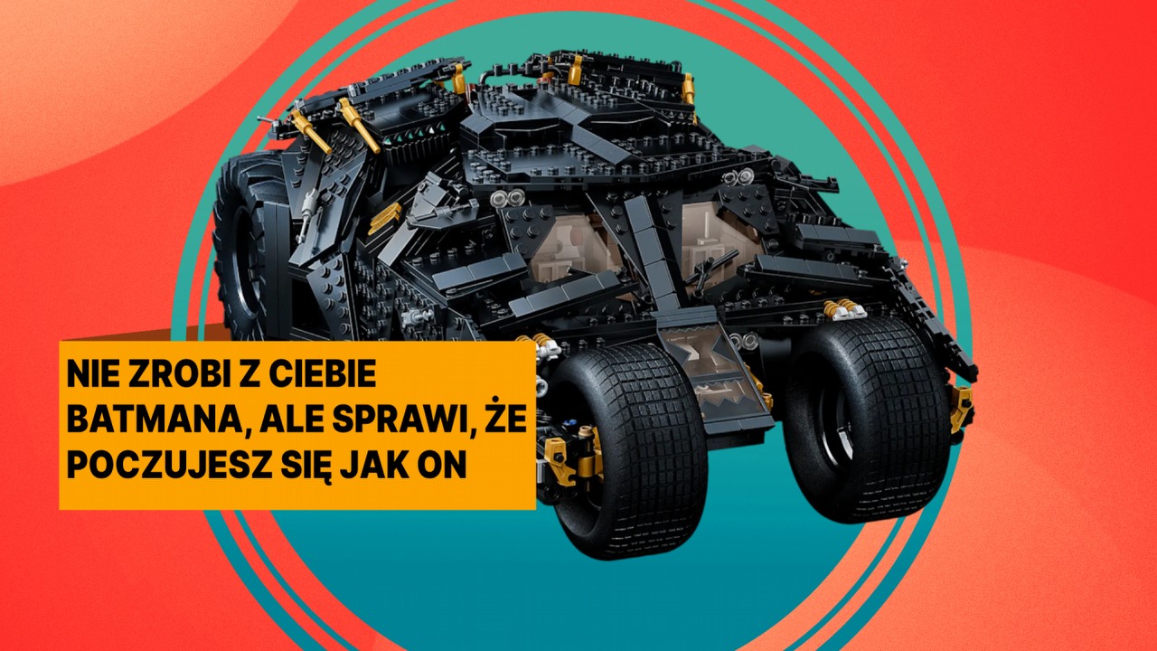 Takim czołgiem nawet Gustlik by nie pogardził, zwłaszcza gdyby widział, w jakiej jest promocji. LEGO Batmobil Tumbler to majstersztyk, źródło grafiki: Materiały promocyjne, LEGO.pl.