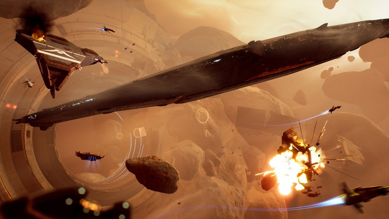 Denuvo i umowa użytkownika Homeworld 3 to nie jedyne problemy gry. Nowa część kultowej serii RTS nie zyskała uznania fanów, źródło grafiki: Blackbird Interactive / Gearbox Publishing..
