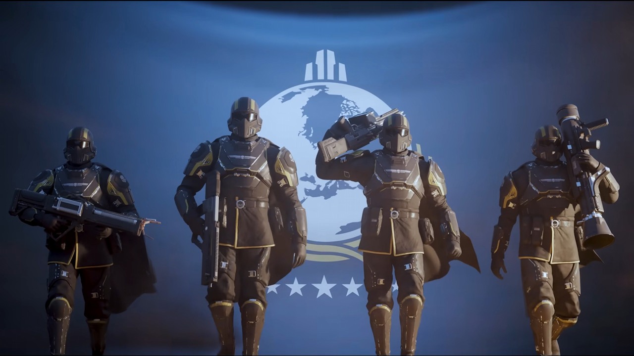 Mała aktualizacja do Helldivers 2 ostatecznie rozwiązuje wielki problem. To najpewniej koniec afery z łączeniem kont PSN, źródło grafiki: Sony Interactive Entertainment.