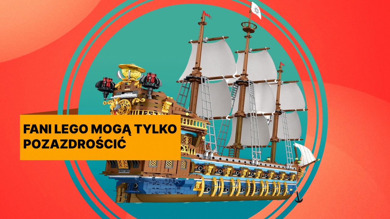 Ten statek ośmiesza zestaw LEGO nie tylko wyglądem, ale też ceną. Nie uwierzysz, ile kosztuje blisko metrowy gigant, źródło grafiki: Reobrix.