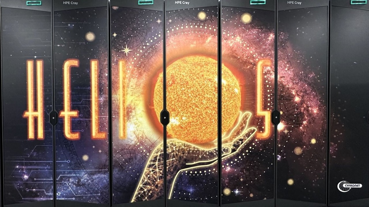W Polsce uruchomiono nowy superkomputer Helios, to lider pod względem efektywności energetycznej, źródło grafiki: HPE.