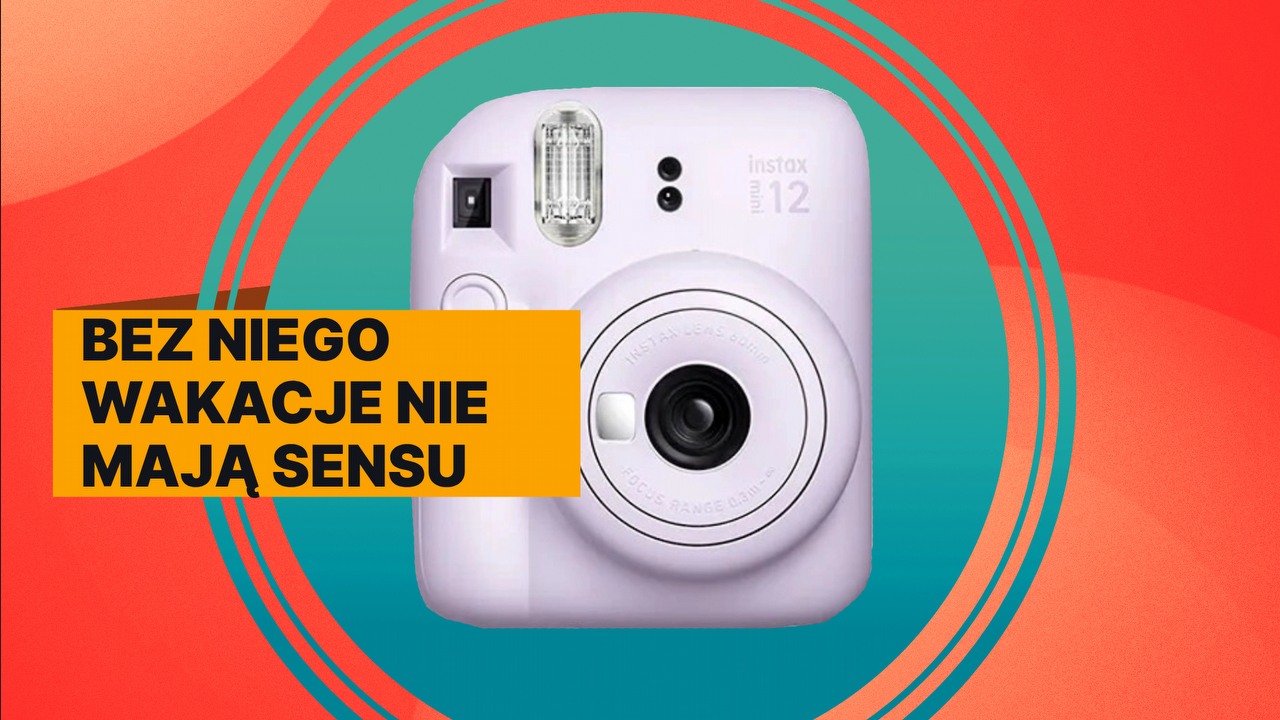 Bez tego aparatu nie ruszę się z domu. Śmiesznie tani Instax mini 12 sprawi, że nadchodzące wakacje będą niezapomniane, źródło grafiki: FUJIFILM.