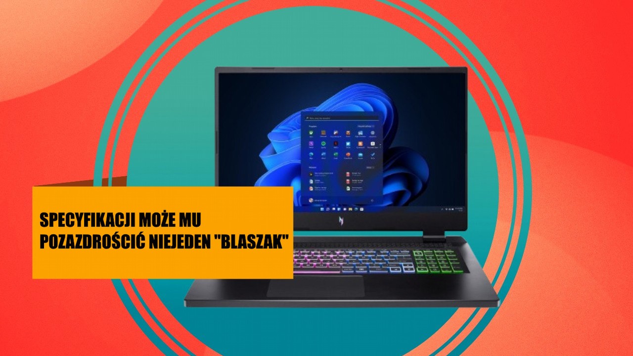 Potężny laptop Acer z Nvidia RTX 4070 i 16 GB RAM w promocji, która rzuci Cię na kolana. Takim podzespołom nie oprze się żadna gra, źródło grafiki: Acer.