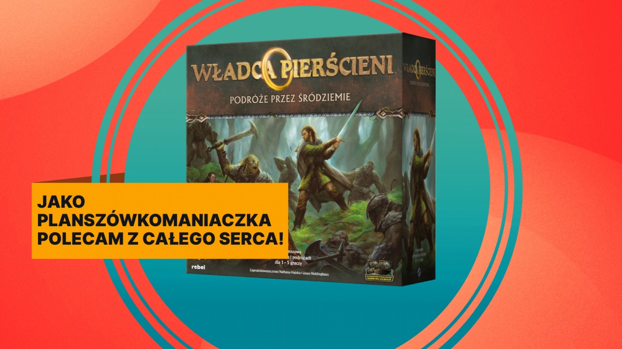 Jedna z najlepszych planszówek w historii w zaskakująco niskiej cenie. Władca Pierścieni: Podróże przez Śródziemie to gra, w której nie da się wygrać, ale i tak kocham ją miłością bezgraniczną, źródło grafiki: Materiały promocyjne, Rebel.pl.
