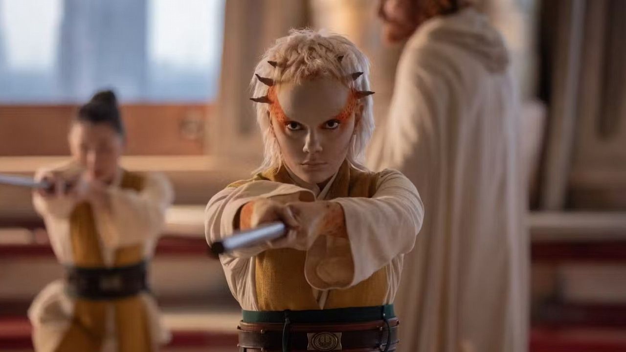 Gwiezdne wojny: Akolita doprowadziły do łez Kathleen Kennedy. Producent serialu Disneya obiecuje akcję „najlepszą w całej franczyzie Star Wars", źródło grafiki: Gwiezdne wojny: Akolita, Leslye Headland, Disney, 2024.