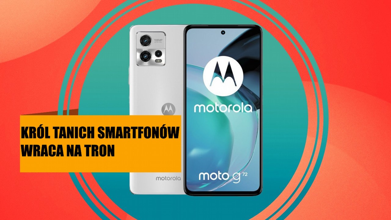 O tej promocji będą mówić pokolenia. Smartfon Motorola Moto G72 w cenie, która zmiata konkurencję, źródło grafiki: Motorola..