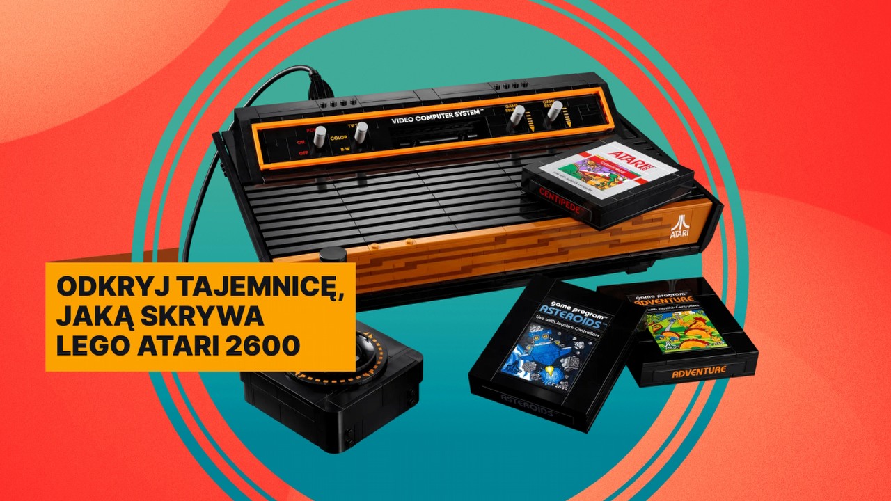 LEGO Atari 2600 upamiętnia ważne wydarzenie z historii gier, o którym nie wszyscy wiedzą. Ten przepiękny zestaw można zdobyć w promocji, która poruszy serce niejednego miłośnika retro gamingu, źródło grafiki: LEGO.