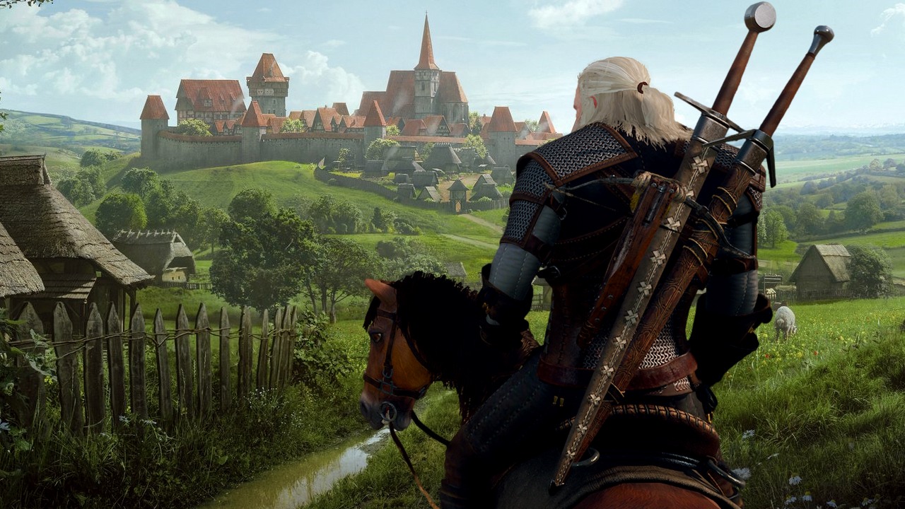 Darmowy napitek, ostrzejsze bitki i Geralt z Wiedźmina jako pan na włościach. Mody do Manor Lords wyrastają jak grzyby po deszczu, źródło grafiki: Hooded Horse / CD Projekt Red..