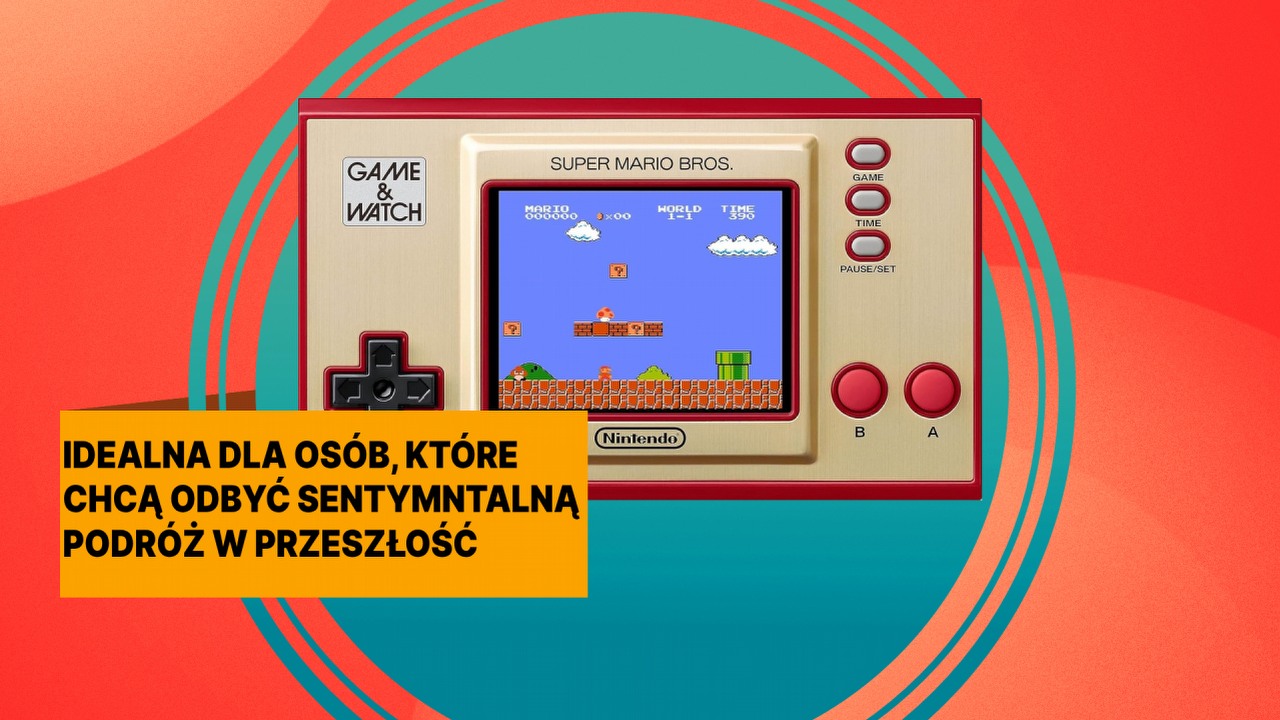 Ta klasyczna konsolka Nintendo to chyba najtańszy wehikuł czasu na świecie. Grając na niej w Super Mario Bros., przypomnisz sobie, że „kiedyś to było”, źródło grafiki: Nintendo.