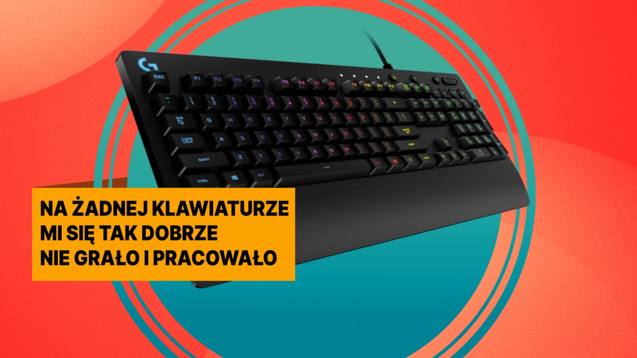 Była moją najlepszą klawiaturą i zawsze będę ją wszystkim polecał. Zwłaszcza, że teraz Logitech G213 Prodigy jest tania jak barszcz, źródło grafiki: Logitech; materiały promocyjne.