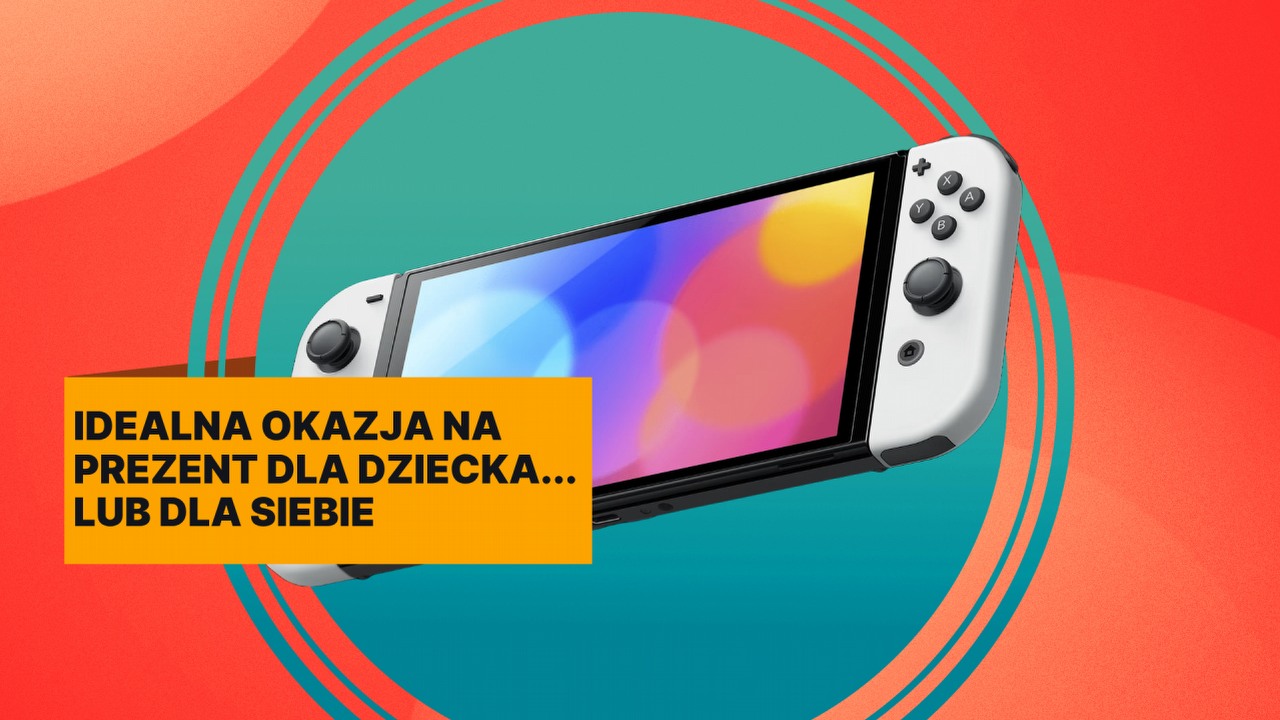 Może i Steam Deck jest od niej lepszy, ale w tej cenie konsola Nintendo Switch OLED i tak zdobędzie serce niejednego użytkownika, źródło grafiki: Nintendo.