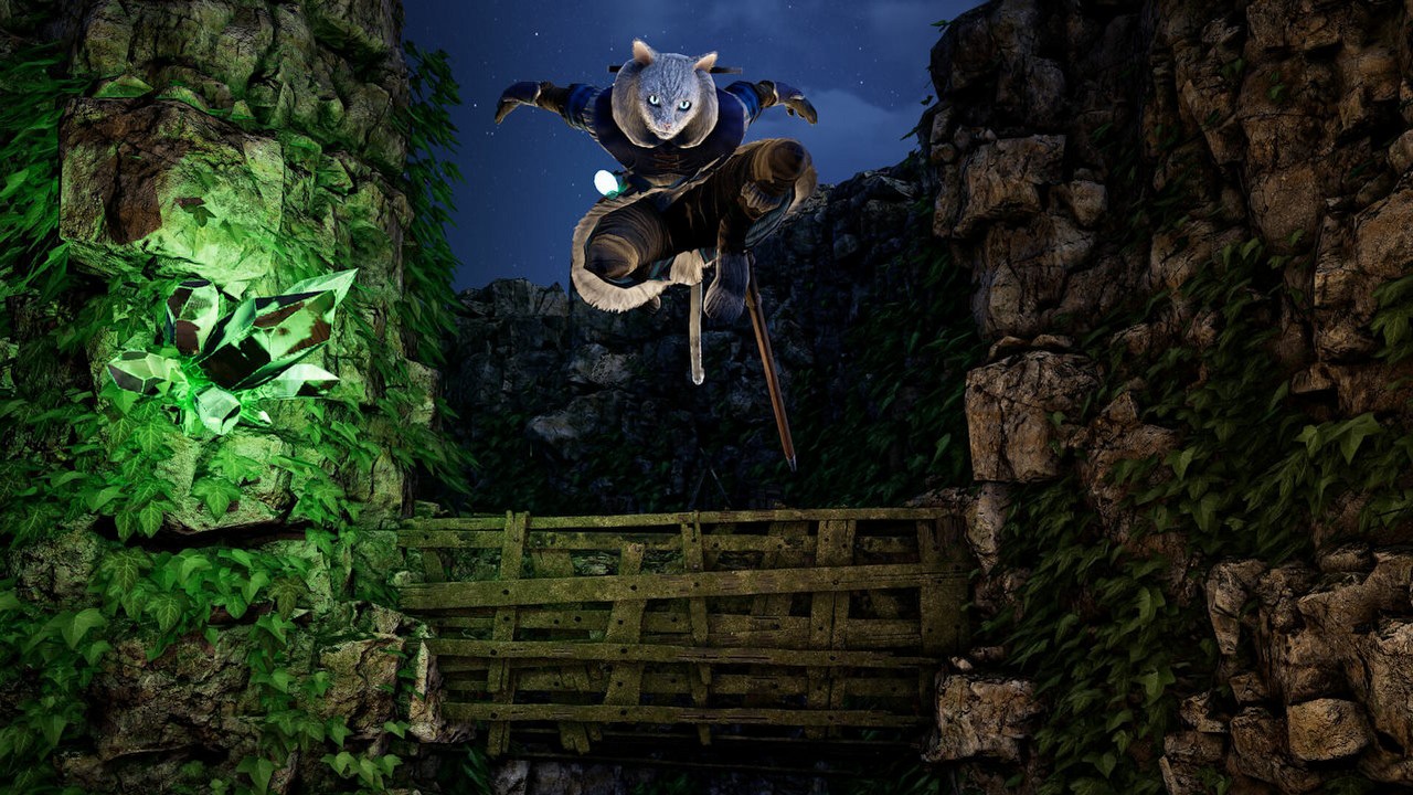 Koty z RPG akcji inspirowanego Dark Souls będą potrzebowały więcej niż 9 żyć, bo Kristala niemiłosiernie „klatkuje”, źródło grafiki: Astral Clocktower Studios.