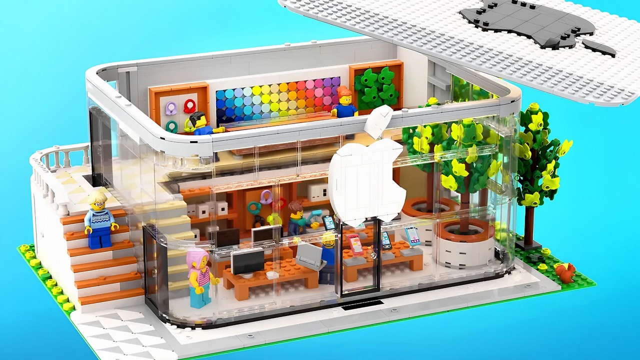 Fani Apple pokochają ten projekt LEGO, świetnie odtwarza ich ulubiony sklep z elektroniką, źródło grafiki: legotruman | LEGO Ideas.