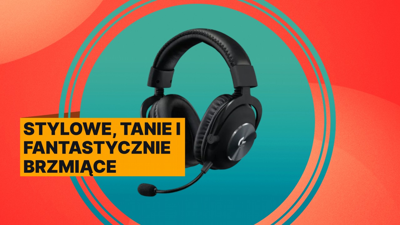 Jak tu się w nich nie zakochać? Słuchawki Logitech G Pro X nie dość, że są tanie, to jeszcze oferują jakość, jakiej próżno szukać u konkurencji, źródło grafiki: Logitech.