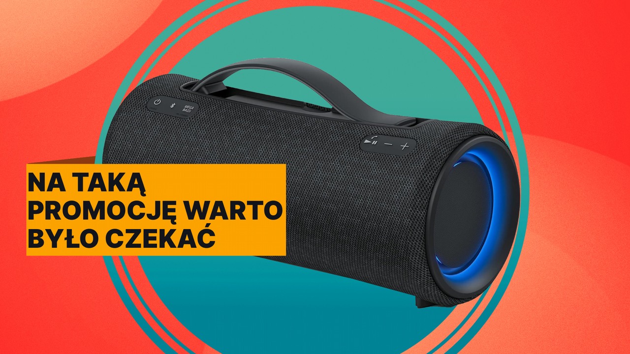 W tej promocji głośnik Sony to potężny konkurent dla JBL. Coś czuję, że to może być hit podczas wakacyjnych imprez, źródło grafiki: Sony.