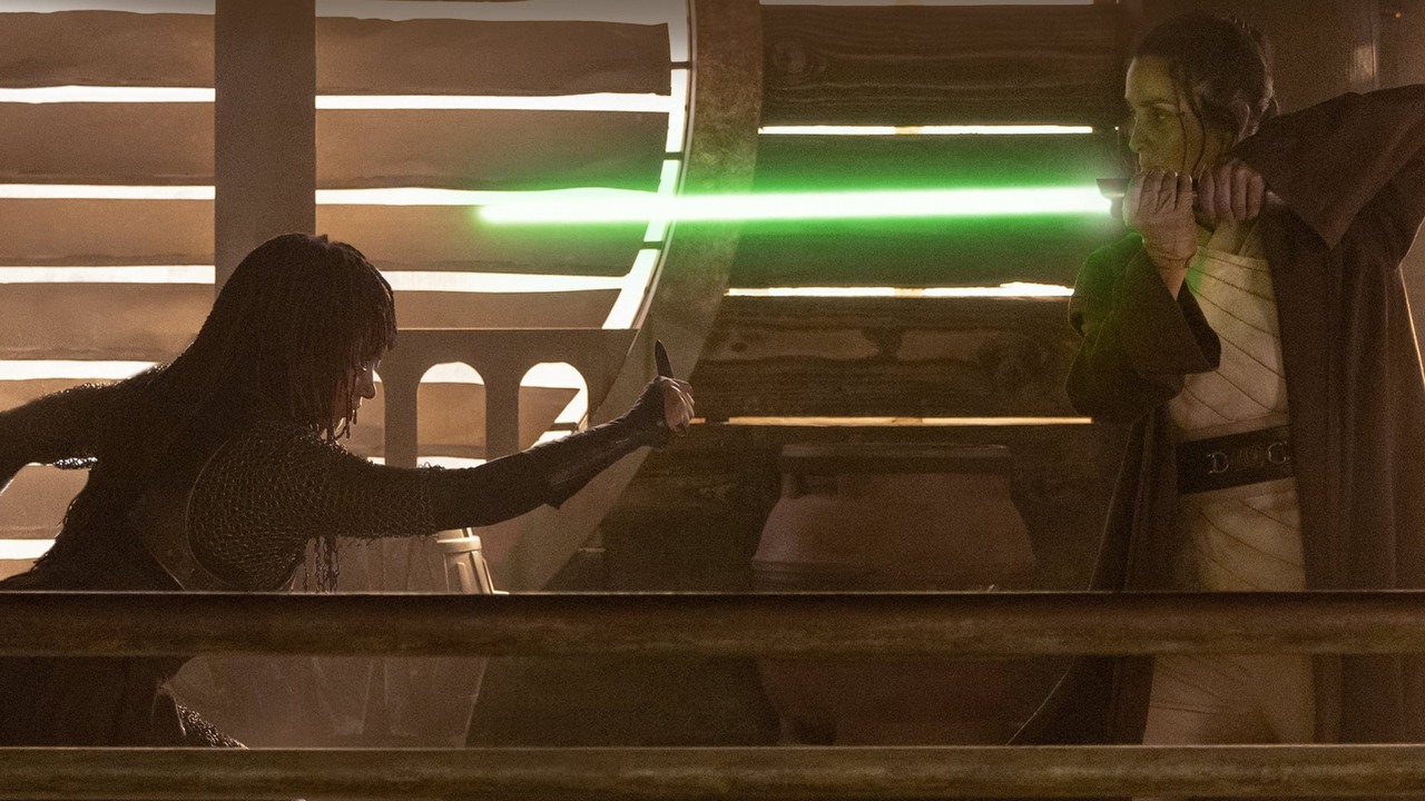 Za atakami na kobiety pracujące nad Star Wars stoi „zdominowany przez mężczyzn fandom” zdaniem Kathleen Kennedy, źródło grafiki: The Acolyte, Leslye Headland, Disney+, 2024.