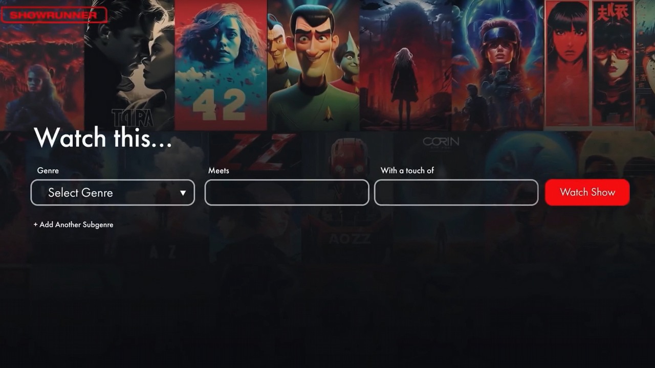 Nowa platforma streamingowa pozwoli użytkownikom tworzyć własne seriale z pomocą AI, źródło grafiki: Showrunner, Fable Studio.