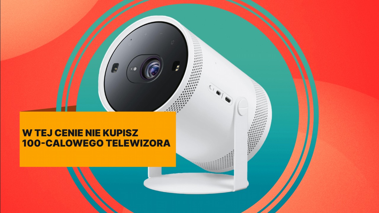 Do niedawna w ogóle nie brałem takiego urządzenia pod uwagę, a teraz wydaje mi się ono lepsze niż telewizor. Projektor Samsung The Freestyle robi prawdziwą furorę wśród użytkowników, źródło grafiki: Samsung.