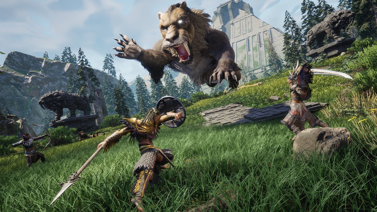 Egzotyczne survivalowe RPG z otwartym światem i zawartością na 500 godzin odniosło duży sukces na Steam. Wystarczył jeden dzień, by gracze docenili Soulmask, źródło grafiki: CampFire Studio..