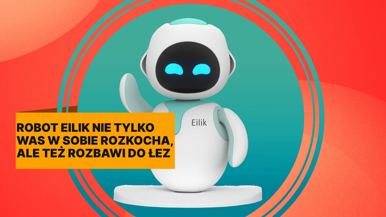 Ten uroczy robot może wkrótce stać się nieodłącznym elementem każdego biurka. Eilik to towarzysz, przy którym zapomnicie, co to samotność i nuda, źródło grafiki: Amazon.