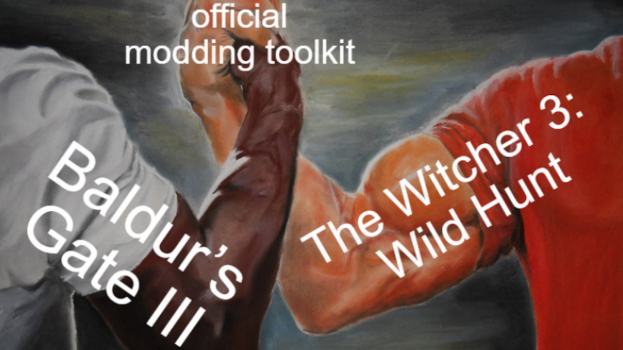 Wielki Patch 7 do Baldur's Gate 3 wszedł do testów. Ogłoszenie nie umknęło uwadze twórców Wiedźmina 3, źródło grafiki: Twitter / The Witcher.