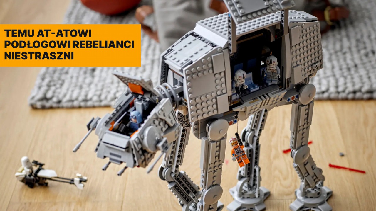 To prawdopodobnie jedna z ostatnich szans na zakup tego zestawu w tak dobrej cenie. Wkrótce imponujący model LEGO Star Wars AT-AT może być wart fortunę, źródło grafiki: Materiały promocyjne, LEGO.pl.