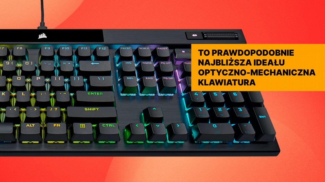 Cena Corsair K70 Pro zapikowała w dół, niczym jastrząb polujący na swoją ofiarę. Dla tego modelu mógłbym porzucić swoją dotychczasową klawiaturę, źródło grafiki: Corsair.