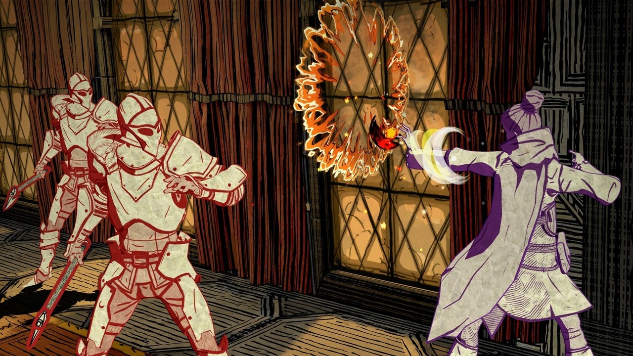 Średniowieczni rycerze, zaciekłe boje w ciasnych pomieszczeniach i nietypowa grafika. Na Steam można sprawdzić za darmo strategiczne Knights in Tight Spaces, źródło grafiki: Ground Shatter.