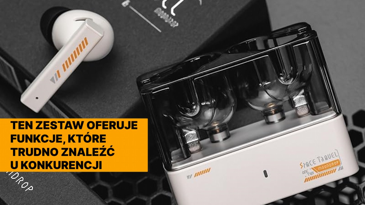 Myślisz, że idealna alternatywa dla Apple AirPods nie istnieje? Zmienisz zdanie, gdy rzucisz okiem na te sześciokrotnie tańsze słuchawki, źródło grafiki: Moondrop; materiały promocyjne.