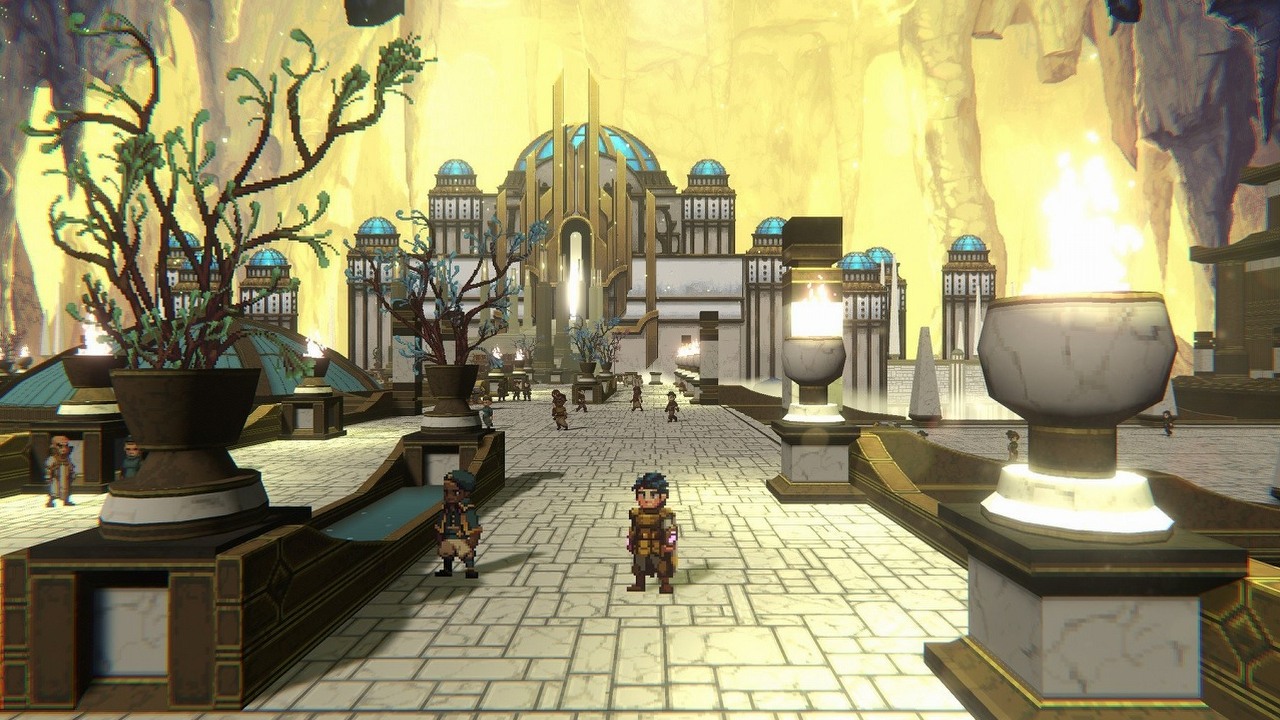 Wystartowały testy polskiego RPG z muzyką Motoiego Sakuraby. SacriFire czerpie inspiracje z hitów końcówki ubiegłego wieku, źródło grafiki: Pixelated Milk..