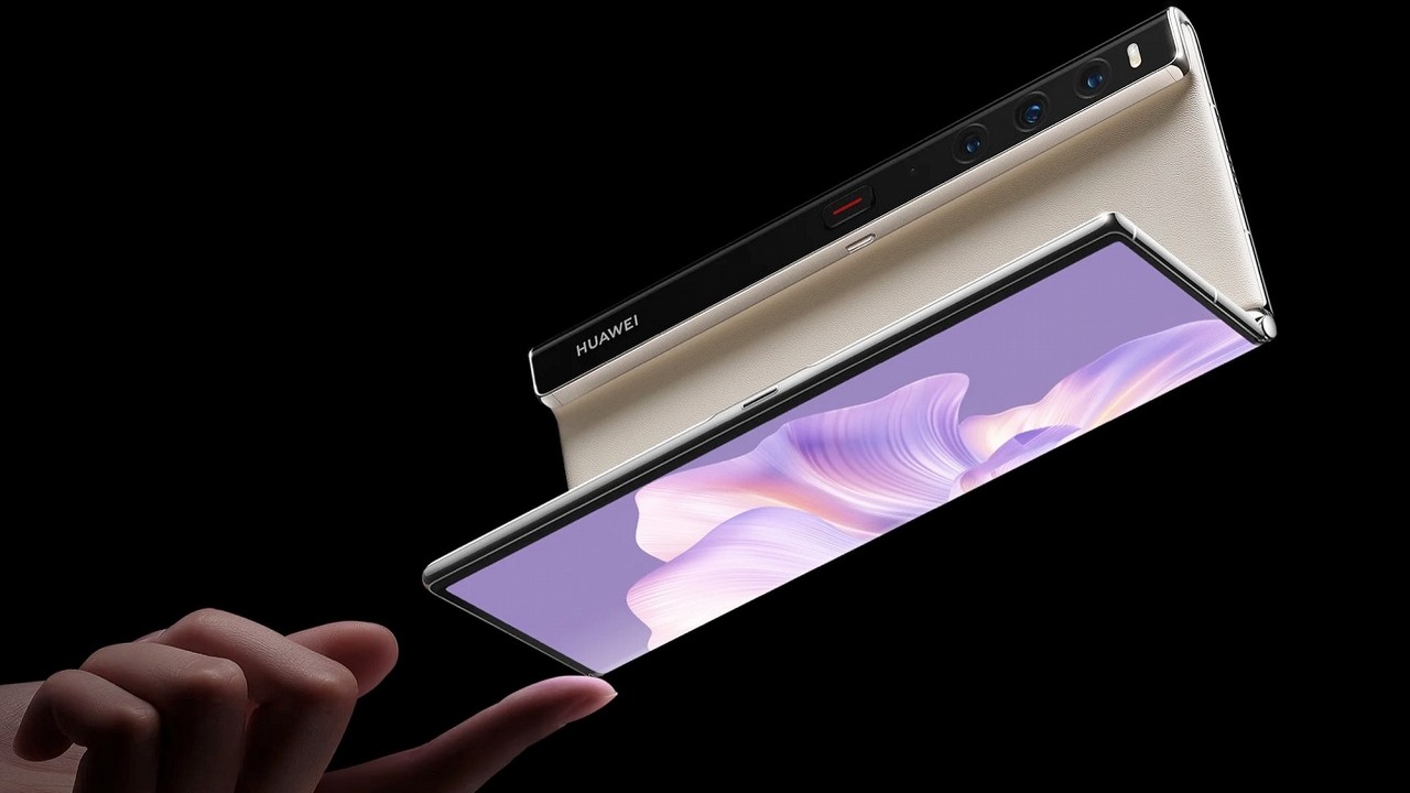 Apple nie chce kopiować Samsunga, składany iPhone będzie wzorował się na Huawei, źródło grafiki: Huawei.