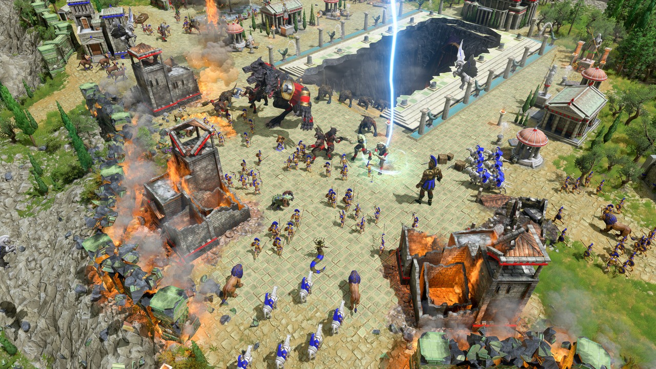 Age of Mythology: Retold będzie stawiać na fantastykę jeszcze bardziej niż pierwowzór, źródło grafiki: Microsoft.