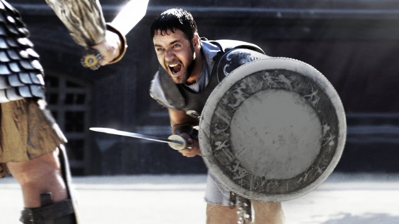 Russell Crowe czuje się „trochę nieswojo” z tym, że powstaje Gladiator 2, źródło grafiki: Gladiator, Ridley Scott, Universal Pictures, 2000.