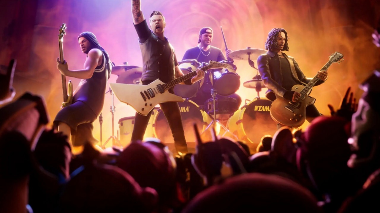 Crossover zespołu Metallica i gry Fortnite zaowocował nową, limitowaną wersją Xboxa Series X. Niestety Polacy o nią nie powalczą, źródło grafiki: Epic Games.