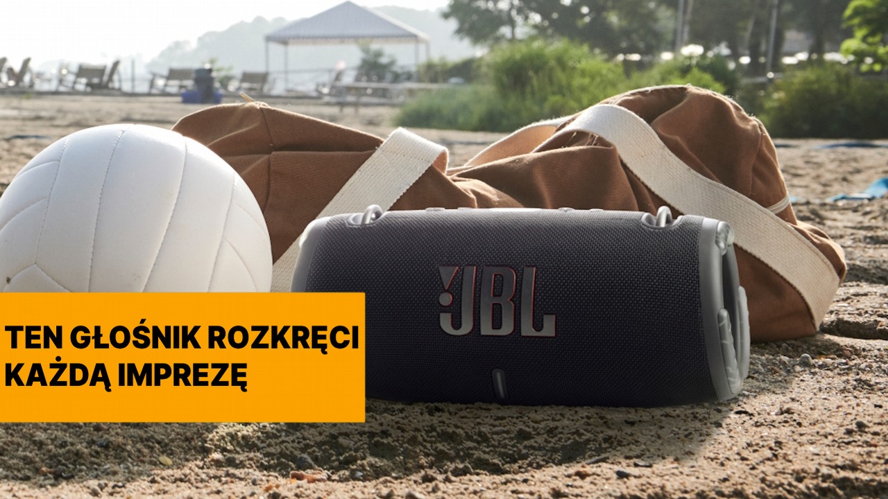 Amazon odpalił promocyjną bombę. 100-watowy głośnik JBL Xtreme 3 jest teraz w cenie, do której konkurencja nie ma podejścia. Mam wrażenie, że to będzie absolutny hit sprzedażowy, źródło grafiki: JBL..