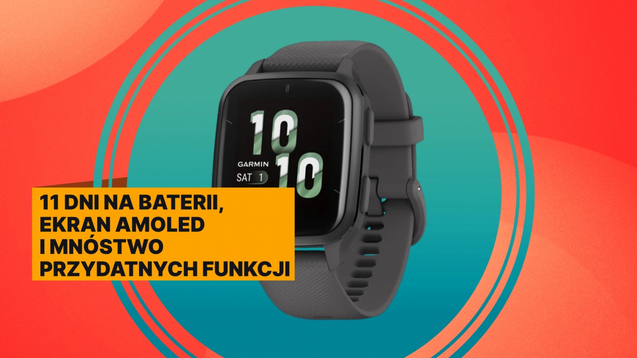 Amazon rozwala system kolejną promocją. Tym razem w historycznie niskiej cenie dostępny jest smartwatch Garmin Venu Sq2. Już wiem, co kupię mojej żonie na urodziny, źródło grafiki: Garmin.