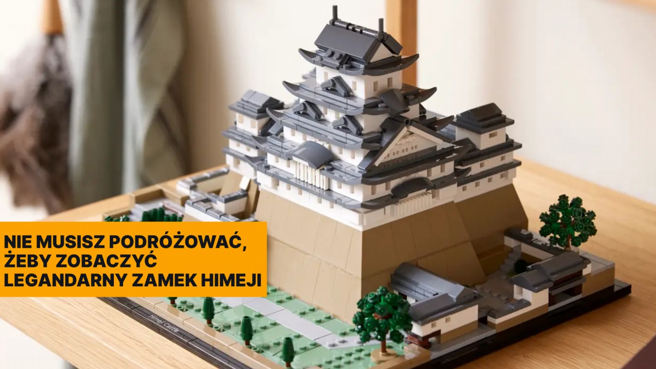 Przed premierą Assassin’s Creed: Shadows koniecznie trzeba zbudować ten zestaw. LEGO Zamek Himeji to według mnie jeden z najpiękniejszych modeli z serii Architecture, źródło grafiki: Materiały promocyjne, LEGO.pl.