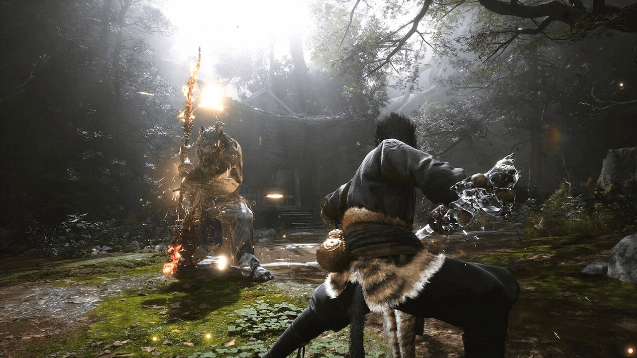 Black Myth: Wukong zbiera pochwały jako solidne RPG akcji z trudnymi bossami. Duże wątpliwości budzą jedynie liniowe lokacje, źródło grafiki: Game Science.