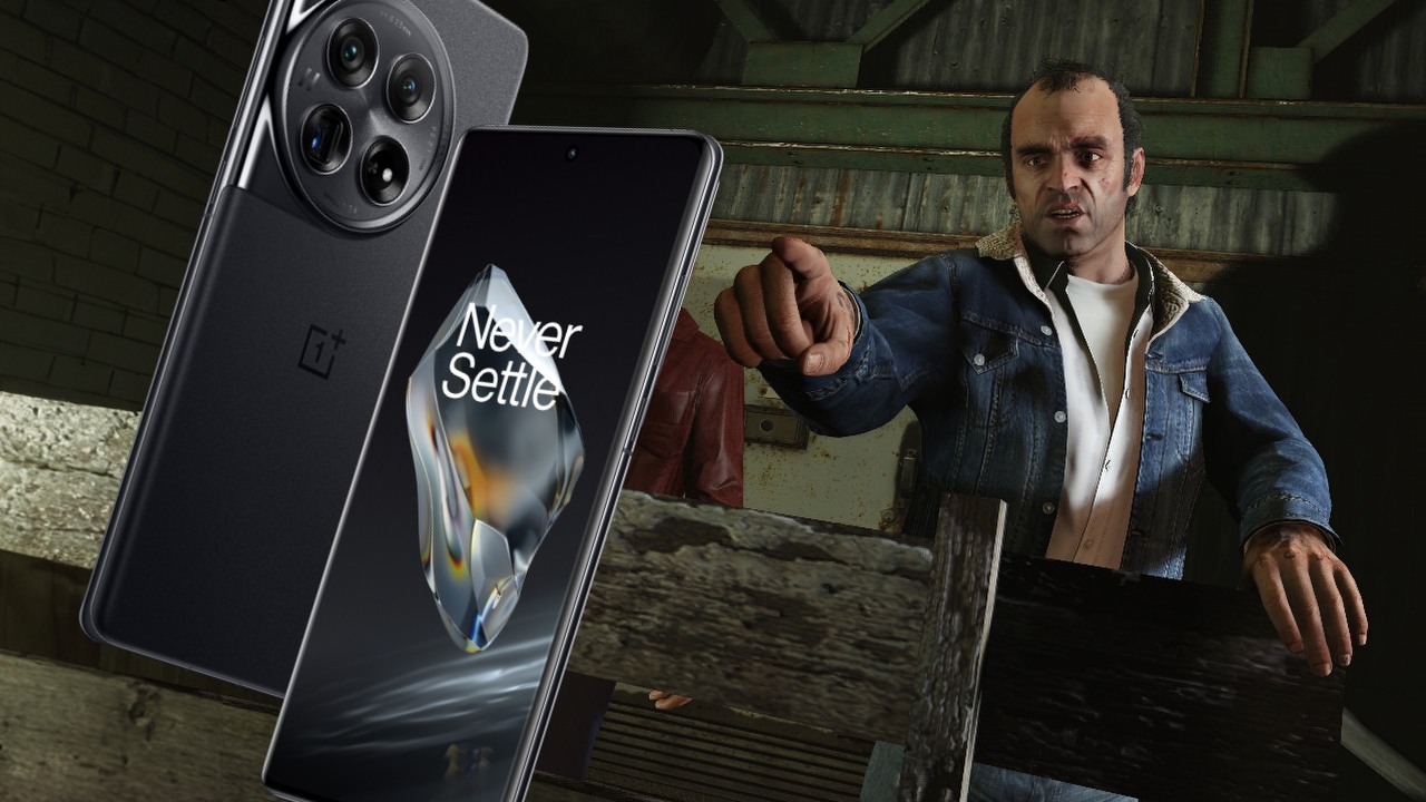 „Miałem średnio od 90 do 100 FPS!”. To nagranie z GTA V pokazuje, jak potężne potrafią być smartfony, źródło grafiki: Rockstar Games; OnePlus.